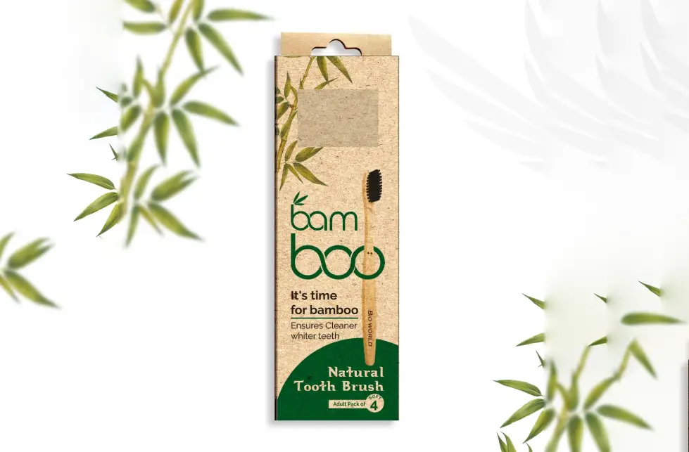 Eco Friendly Bamboo Brush Packaging
